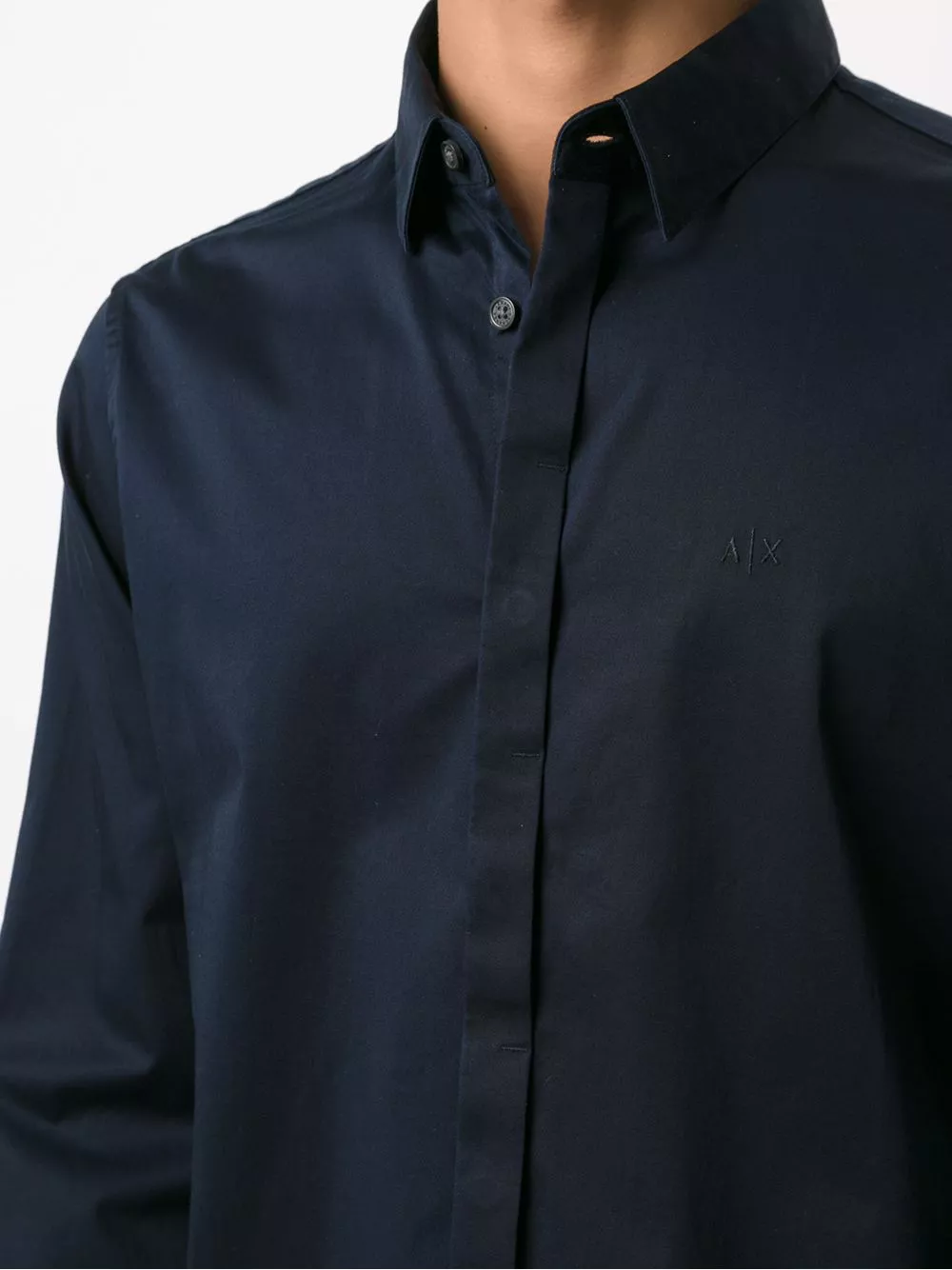 Affordable Armani Exchange concealed front shirt Men 0126