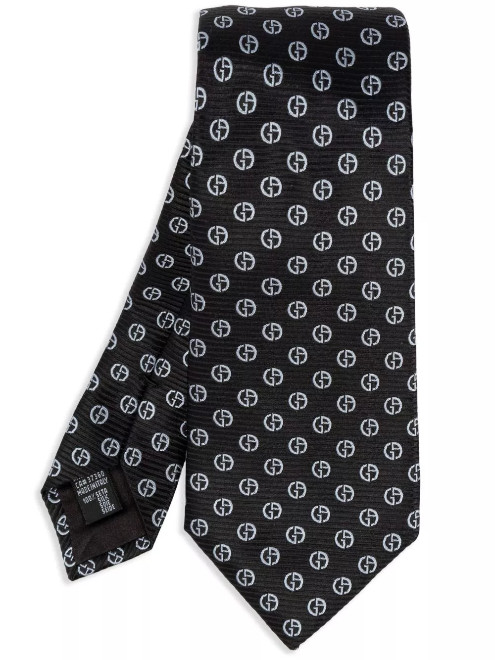 Affordable Giorgio Armani monogram-jacquard silk tie Men 0113