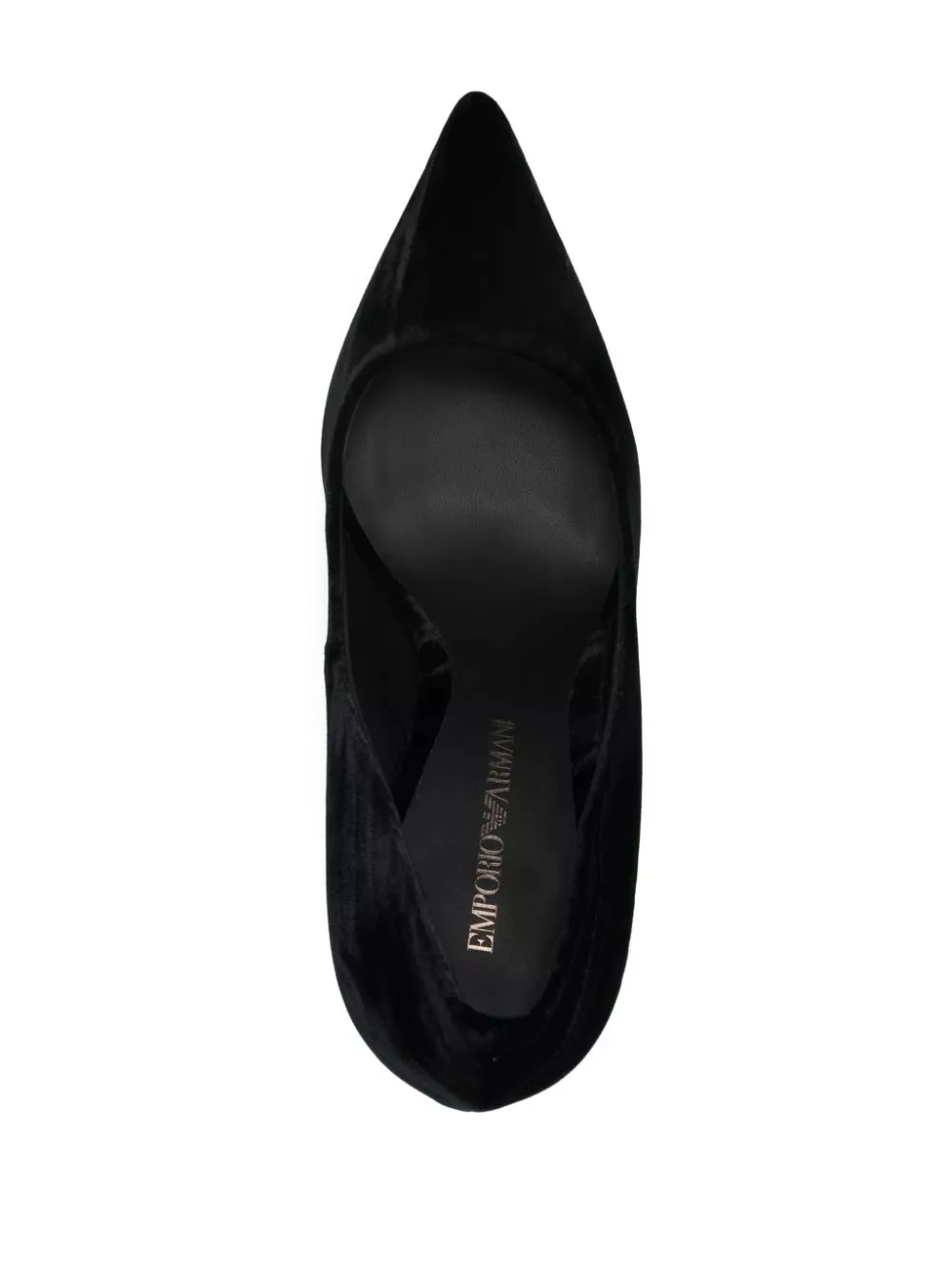 Cheap Emporio Armani 95mm velvet pumps Women 0125