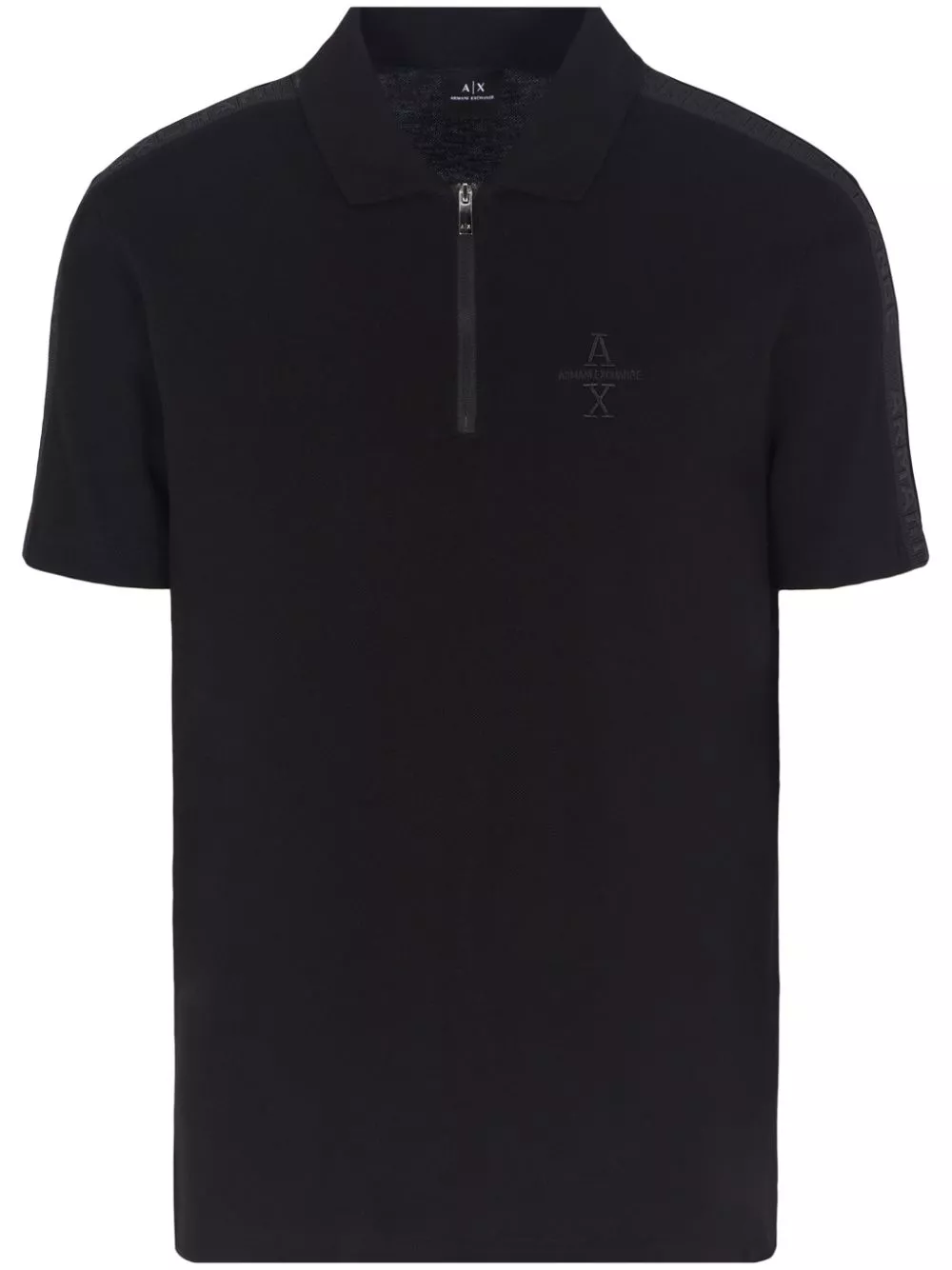 Affordable Armani Exchange zip-down collar polo shirt Men 0126