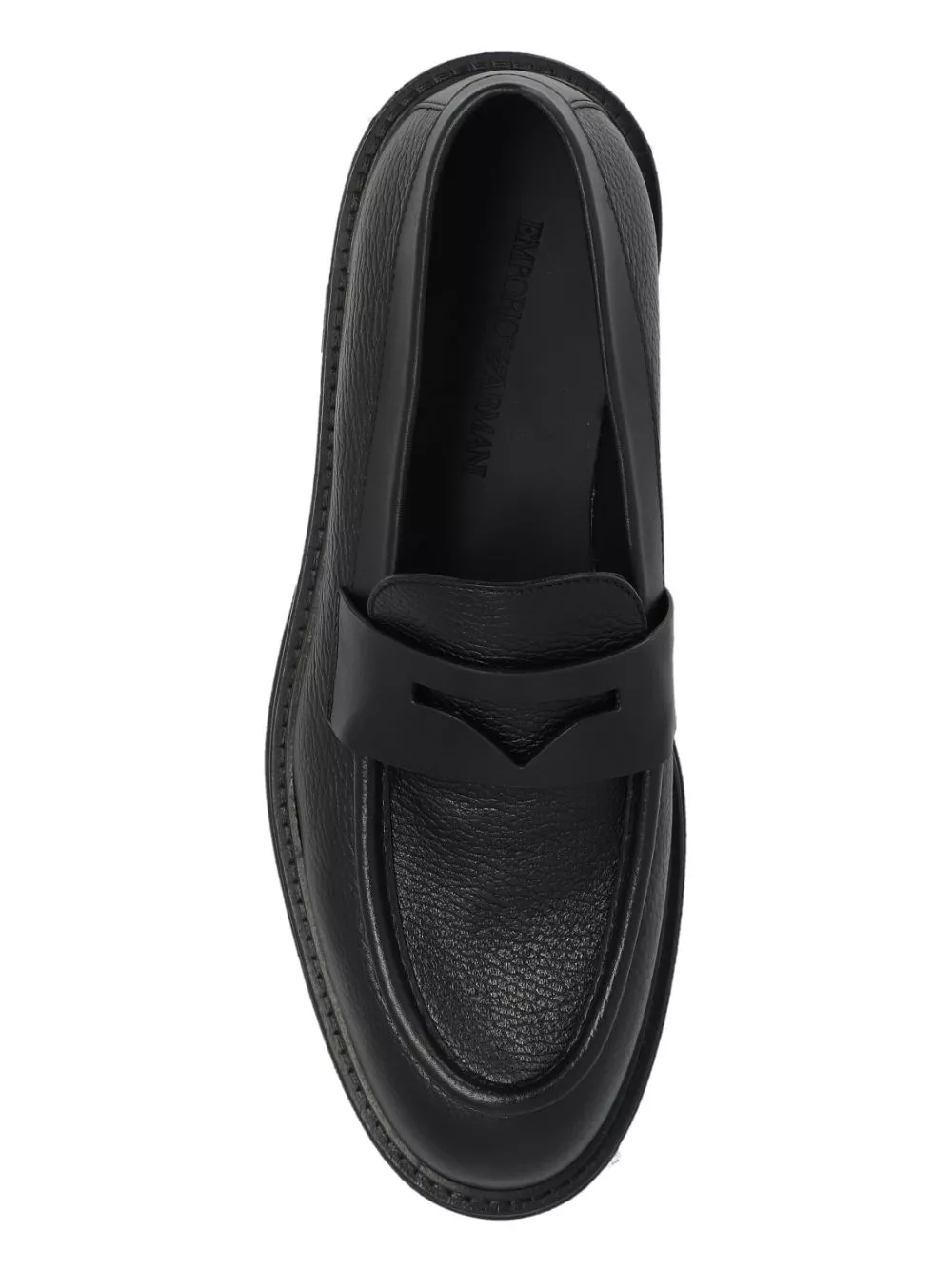 Cheap Emporio Armani leather penny loafers Men 0122