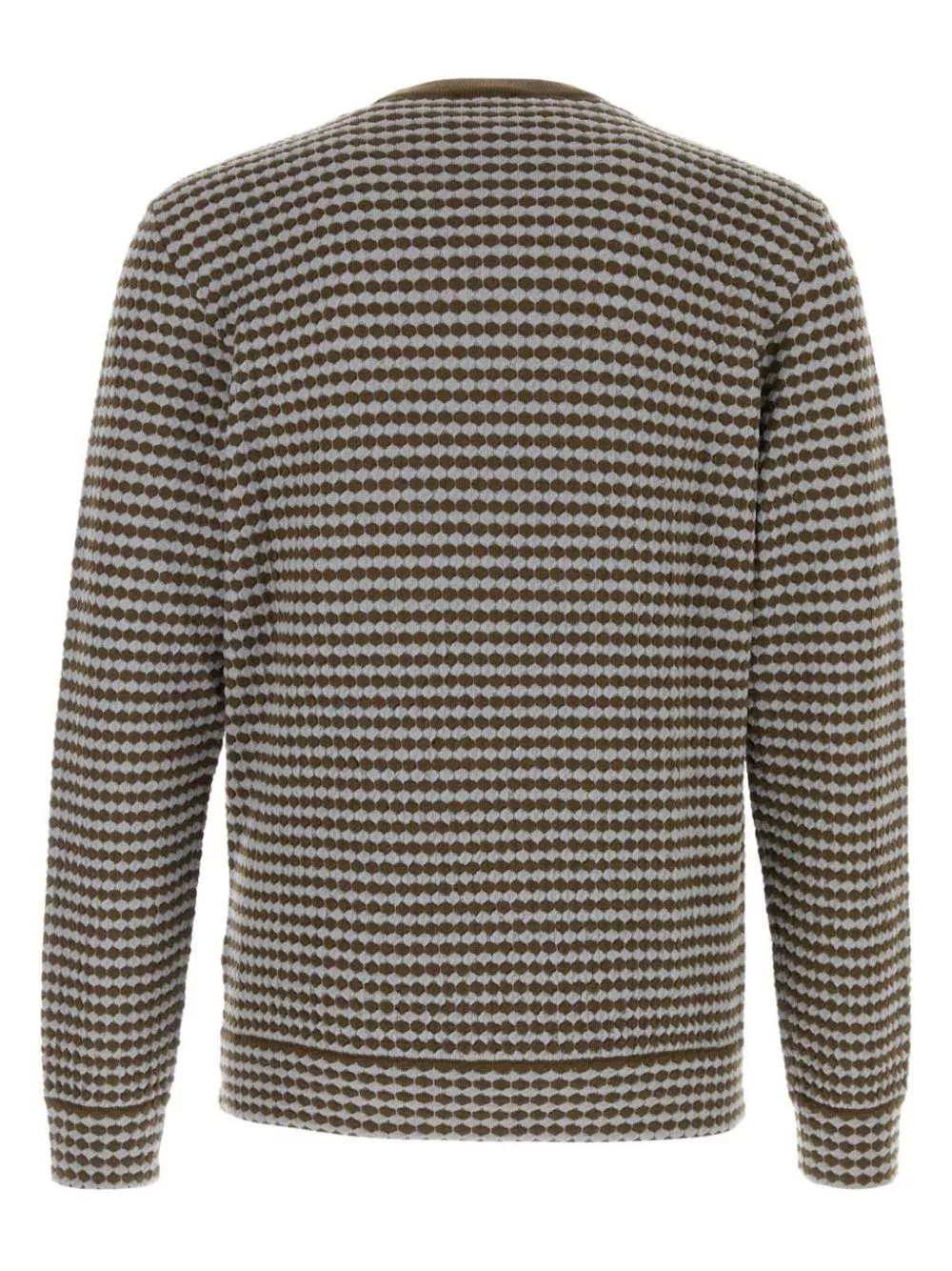 Affordable Giorgio Armani geometric-patterned sweater Men 0126