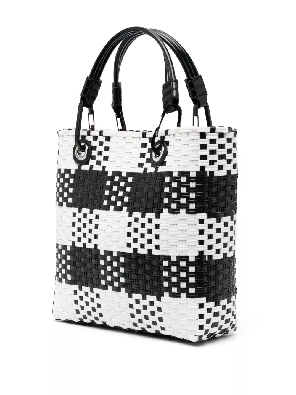 Cheap Emporio Armani MyEA check-pattern interwoven tote bag Men 0114