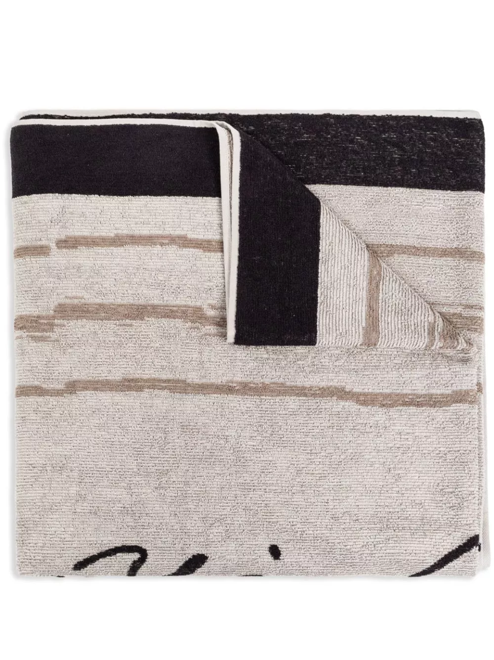 Cheap Giorgio Armani acquard-logo cotton towel Men 0130