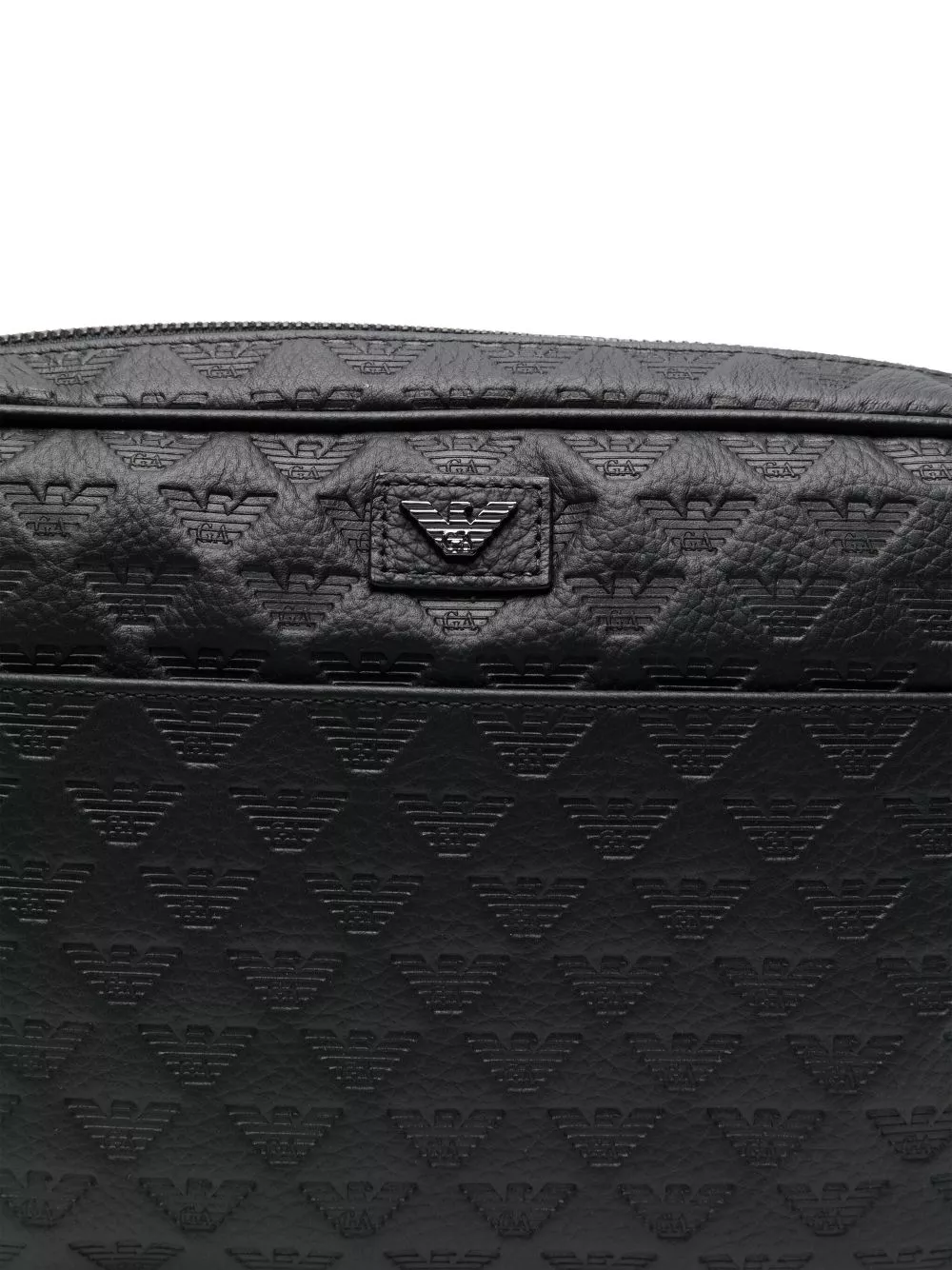 Affordable Emporio Armani logo-debossed messenger bag Men 0116