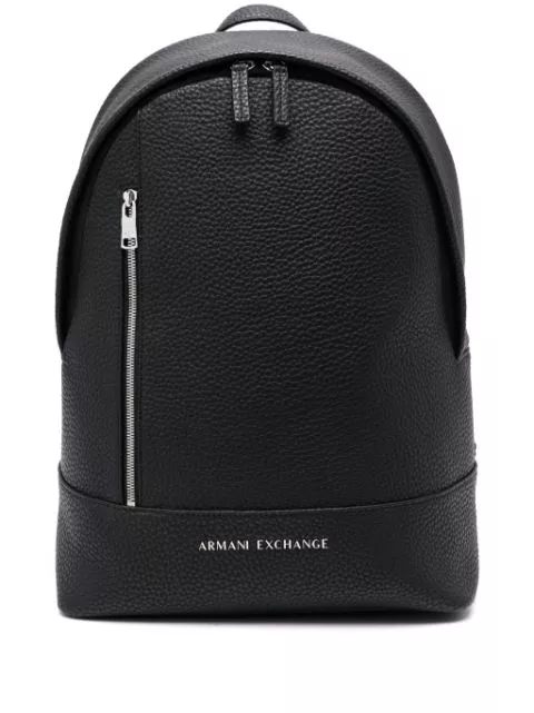 Armani Exchange logo-plaque backpack Men 0129