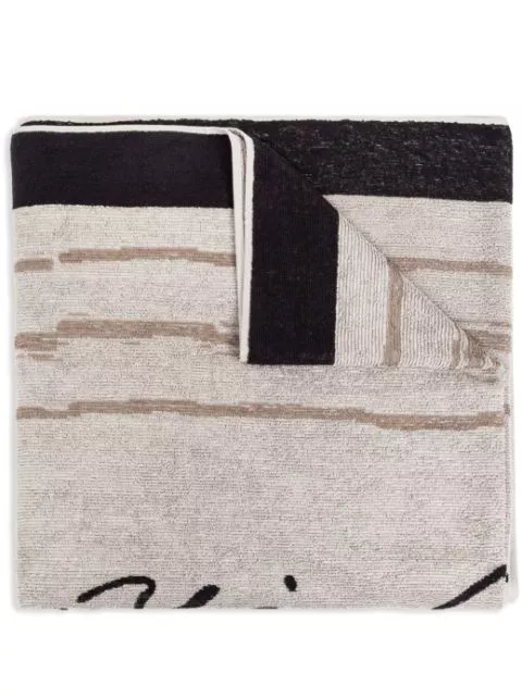 Cheap Giorgio Armani acquard-logo cotton towel Men 0122