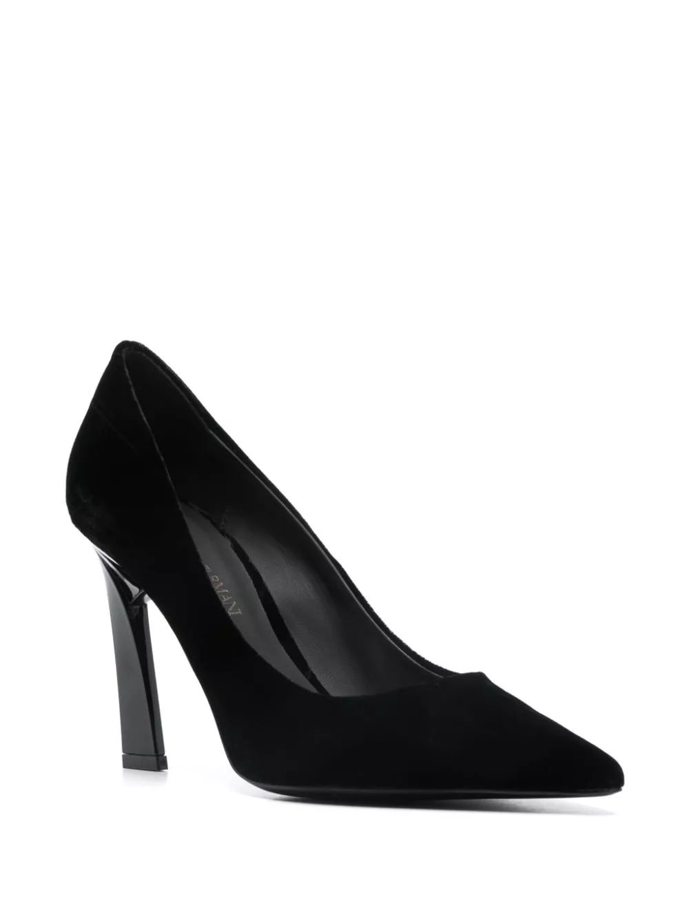 Cheap Emporio Armani 95mm velvet pumps Women 0125