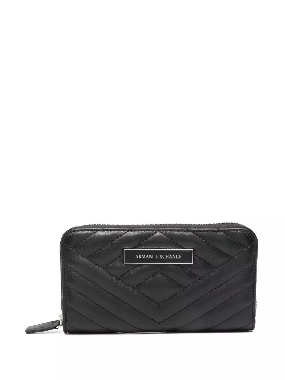 Affordable Armani Exchange logo-plaque quilted wallet Women 0123