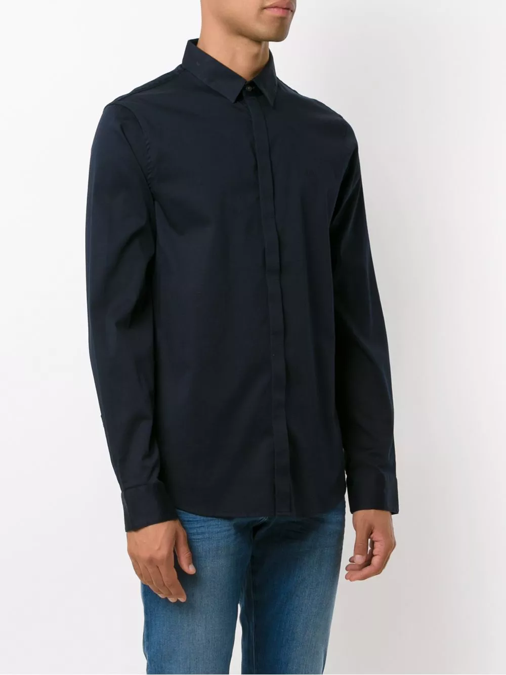 Affordable Armani Exchange concealed front shirt Men 0126