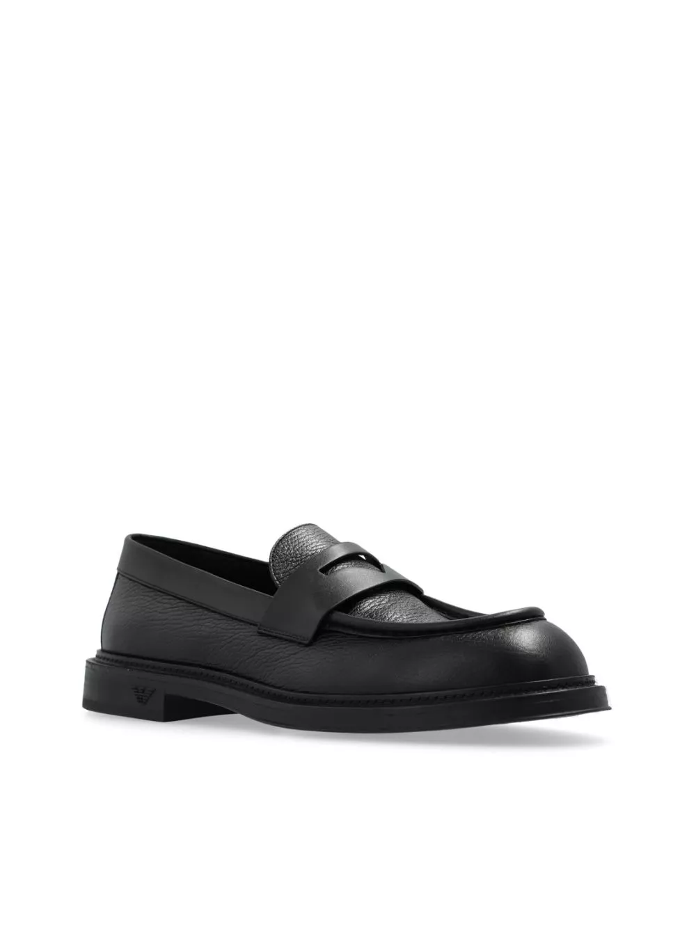 Cheap Emporio Armani leather penny loafers Men 0122