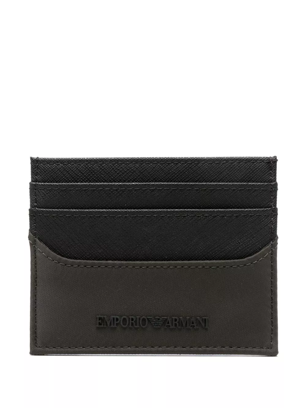 Affordable Emporio Armani logo-embossed card holder Men 0113