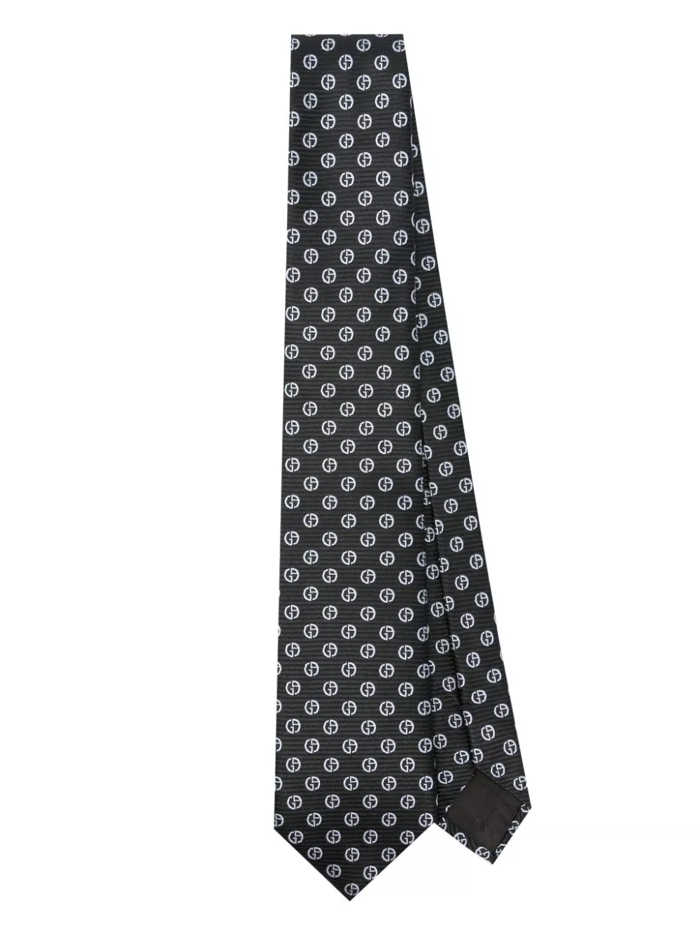 Affordable Giorgio Armani logo-jacquard tie Men 0120