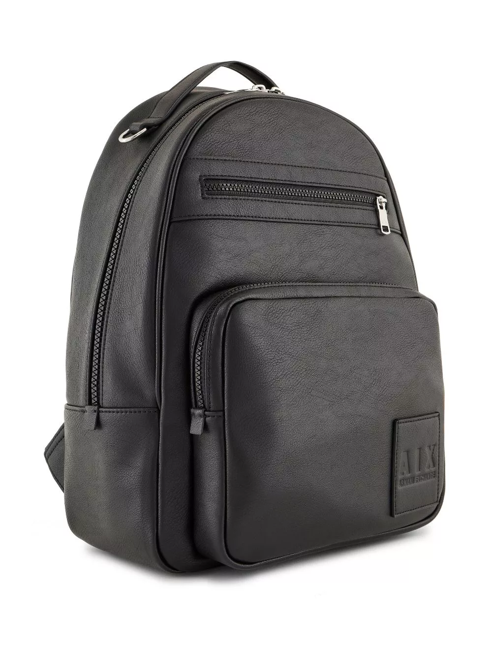 Affordable Armani Exchange zipped logo patch backpack Men 0114