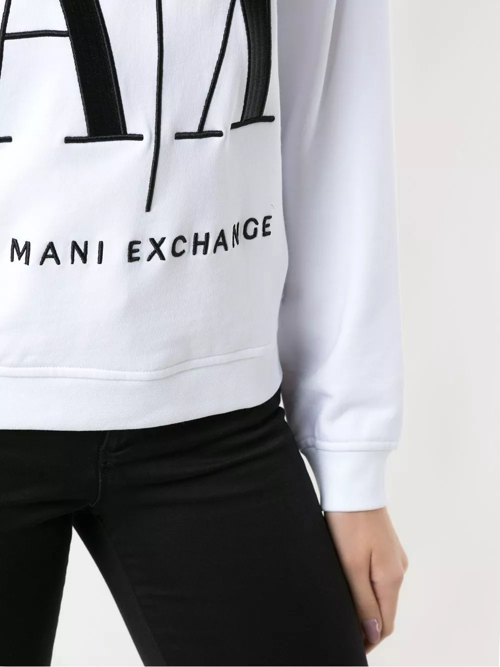 Cheap Armani Exchange logo-print sweatshirt Women 0128