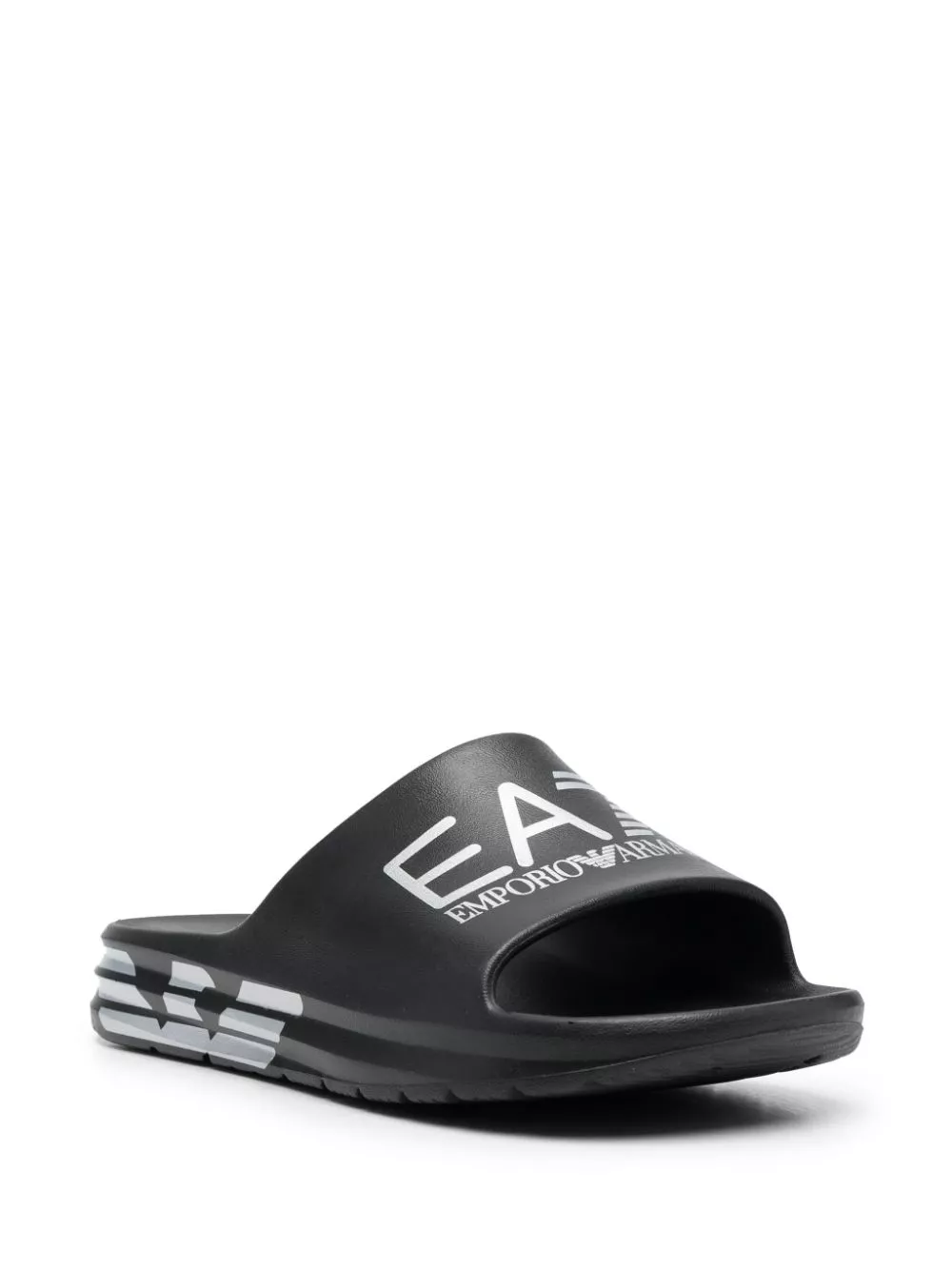 Cheap Ea7 Emporio Armani logo-print slip-on slides Men 0122