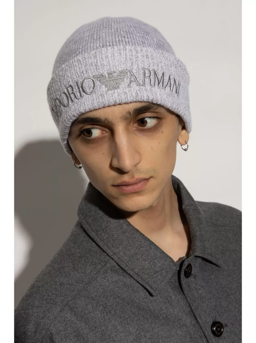 Affordable Emporio Armani Logo beanie Men 0113