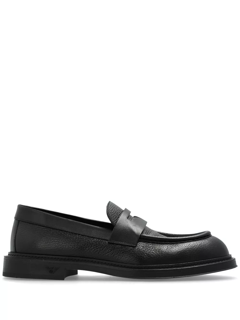 Cheap Emporio Armani leather penny loafers Men 0122