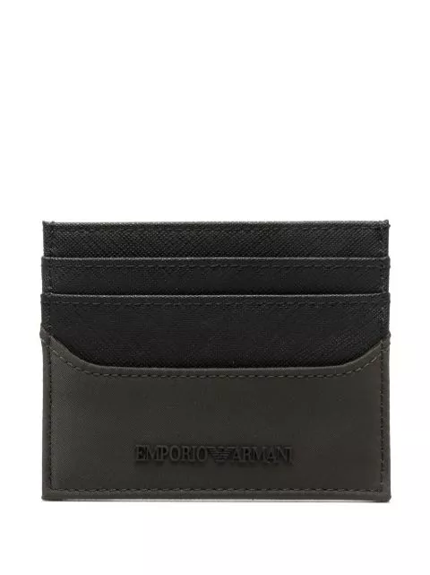 Emporio Armani logo-embossed card holder Men 0113