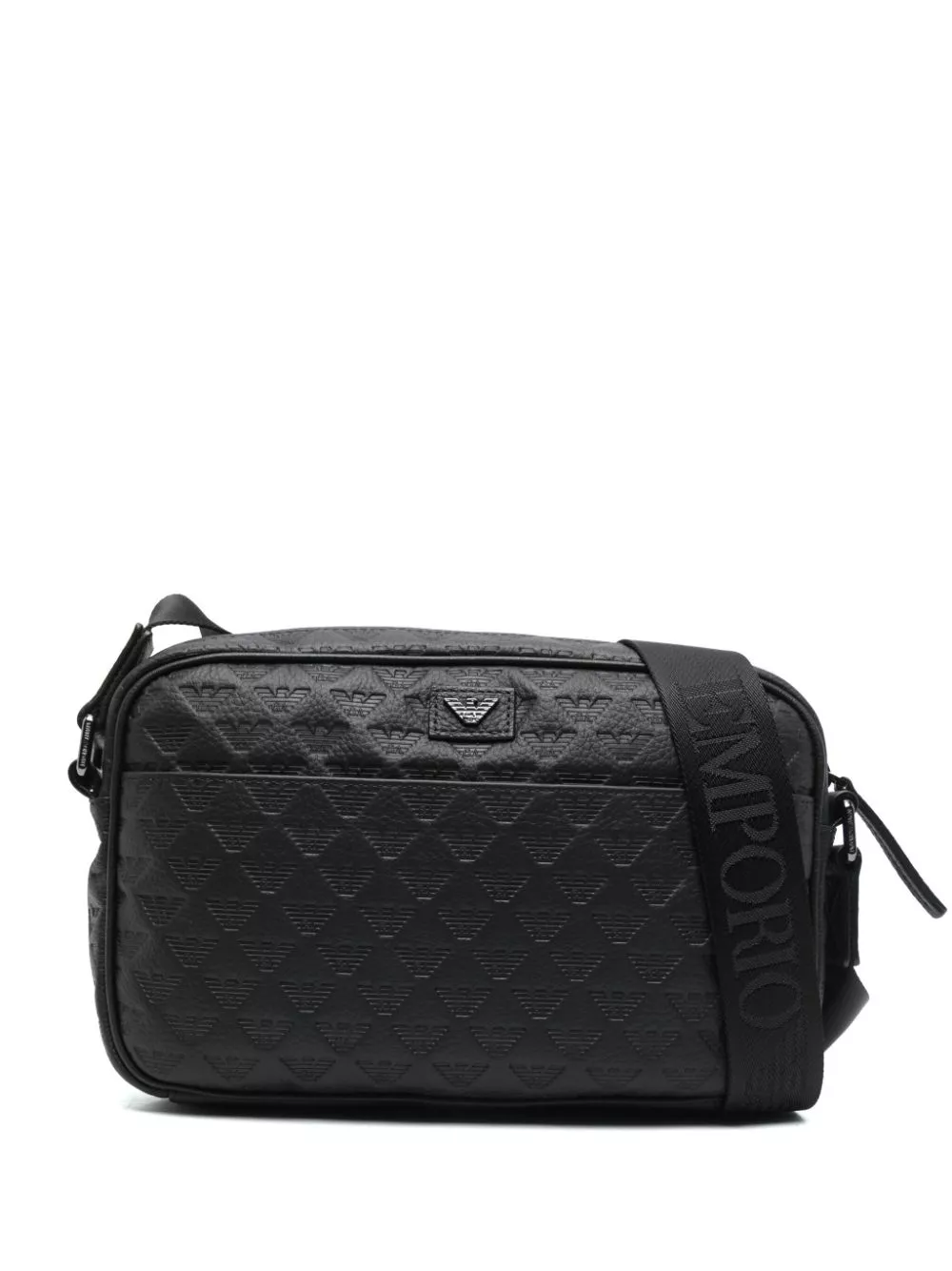 Affordable Emporio Armani logo-debossed messenger bag Men 0116