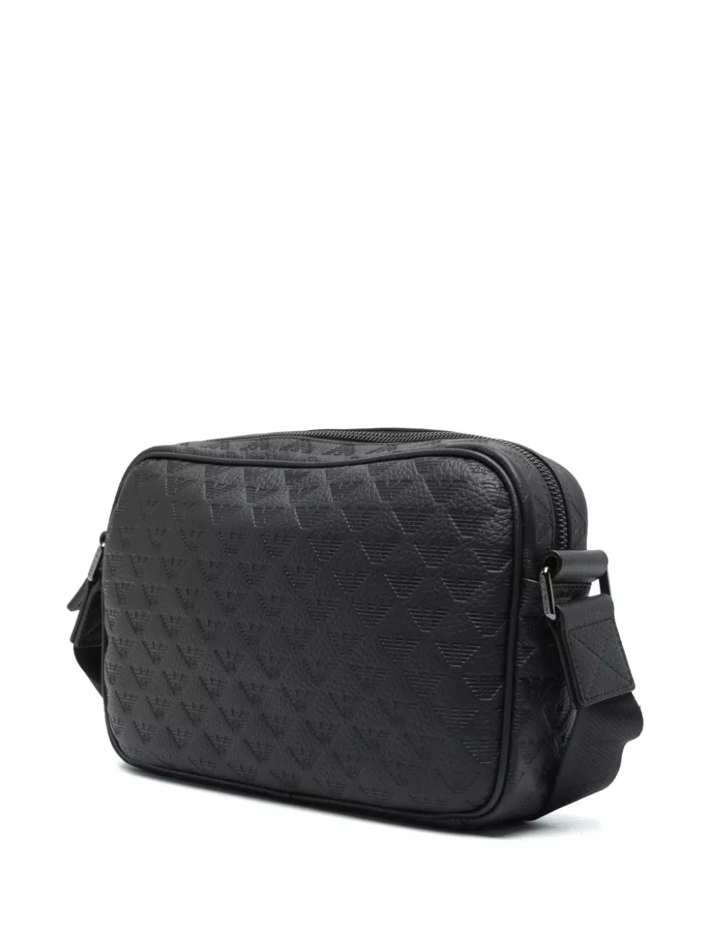 Affordable Emporio Armani logo-debossed messenger bag Men 0116