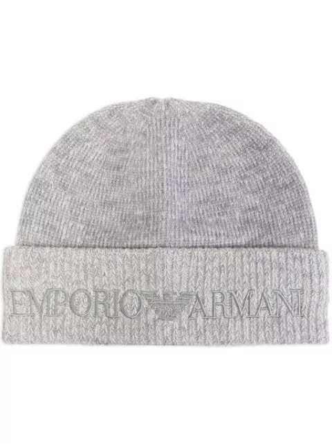 Emporio Armani Logo beanie Men 0113