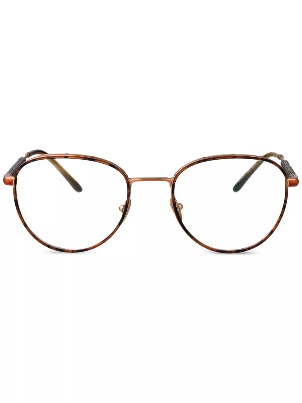 Affordable Giorgio Armani round-frame glasses Men 0113