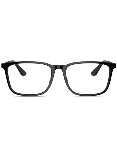 Affordable Giorgio Armani rectangle-frame glasses Men 0120