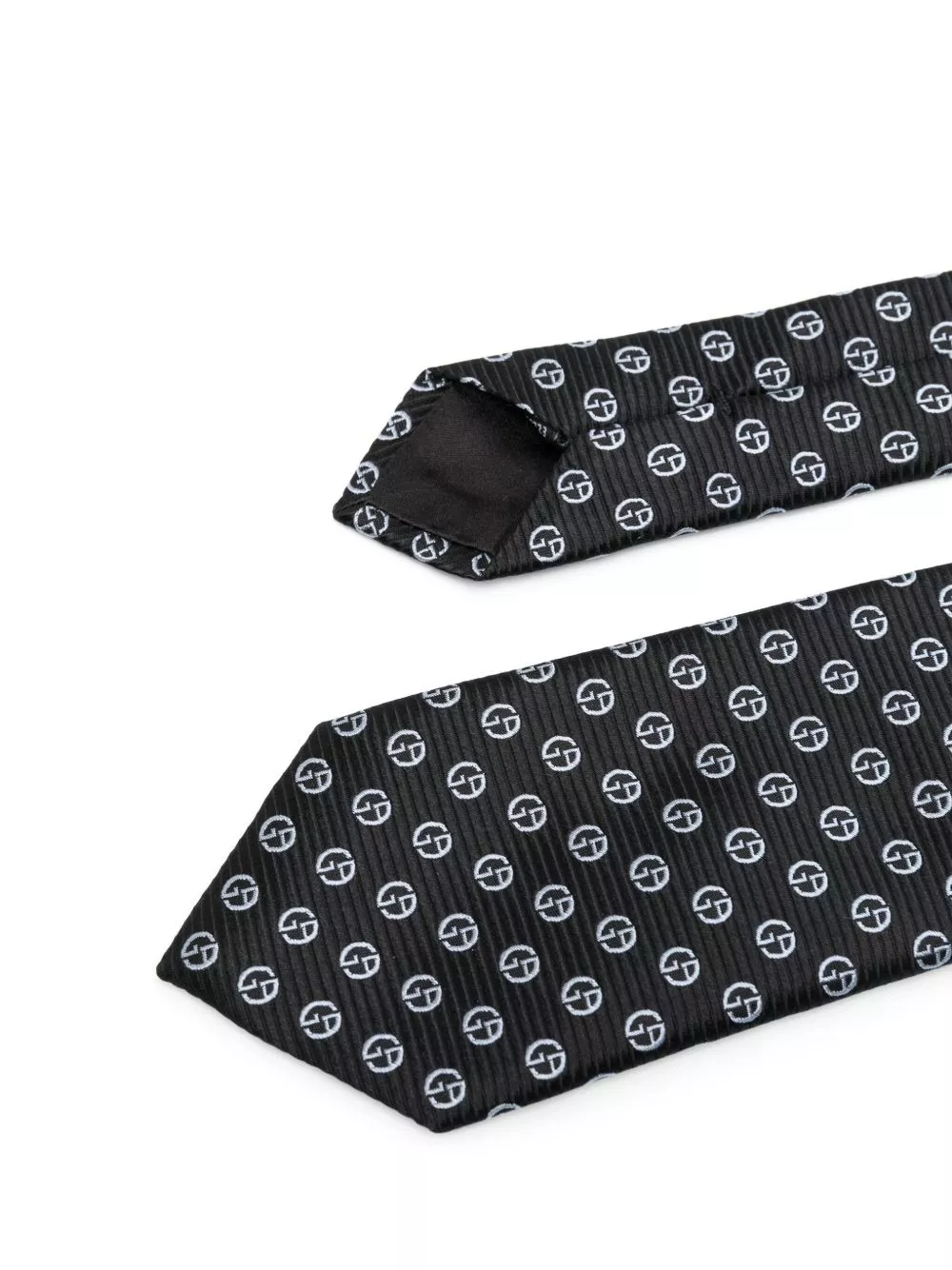 Affordable Giorgio Armani logo-jacquard tie Men 0120