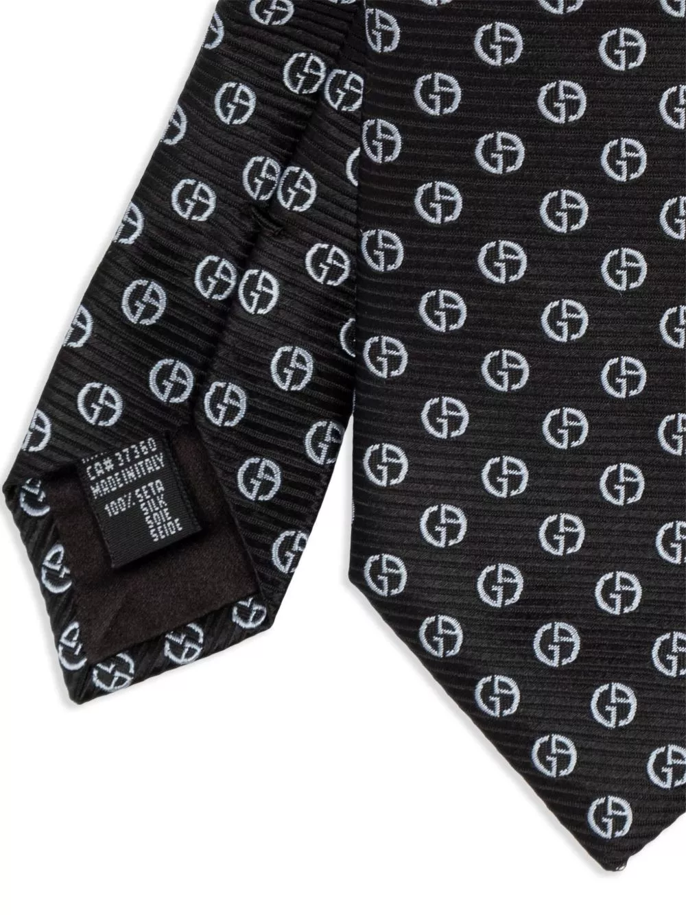 Affordable Giorgio Armani monogram-jacquard silk tie Men 0113