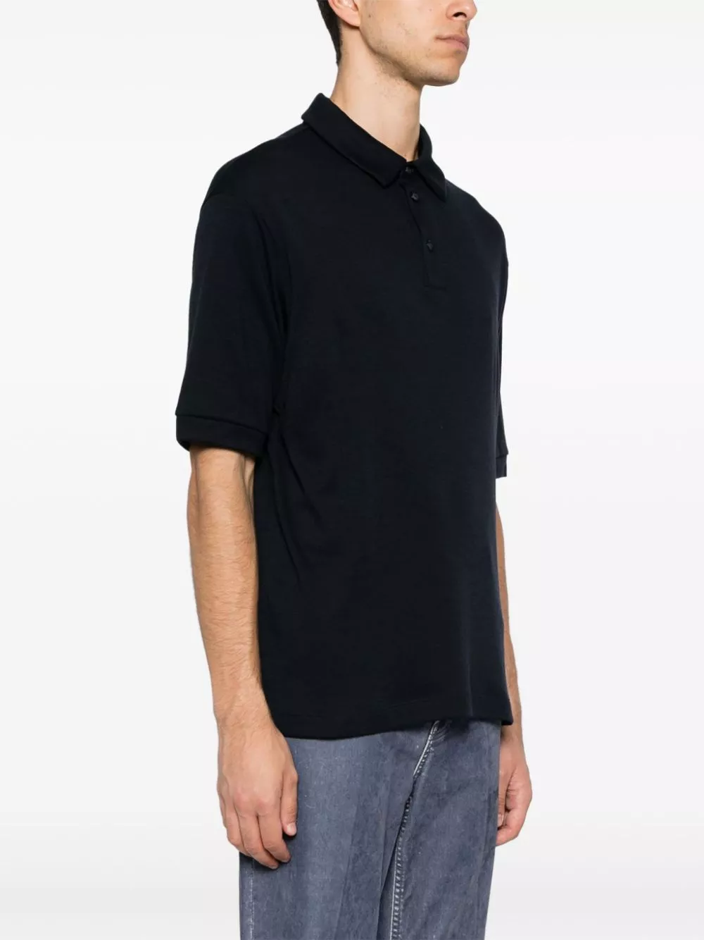 Affordable Giorgio Armani cashmere polo shirt Men 0118