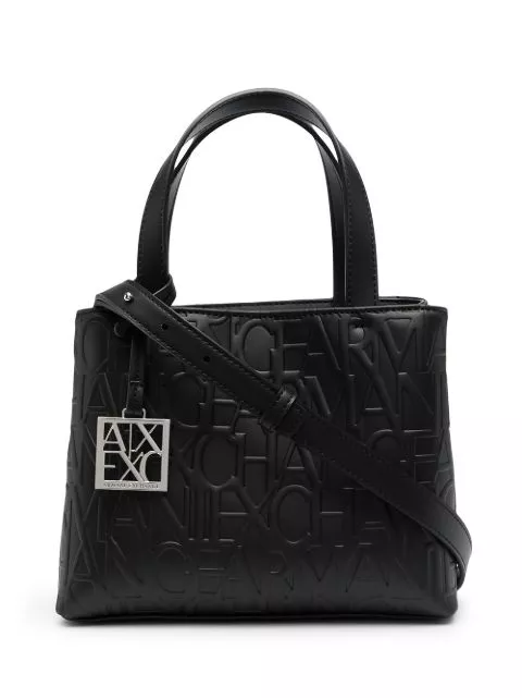 Affordable Armani Exchange embossed logo tote bag Women 0205