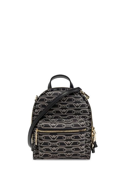 Cheap Armani Emporio Women jacquard-print backpack 0216