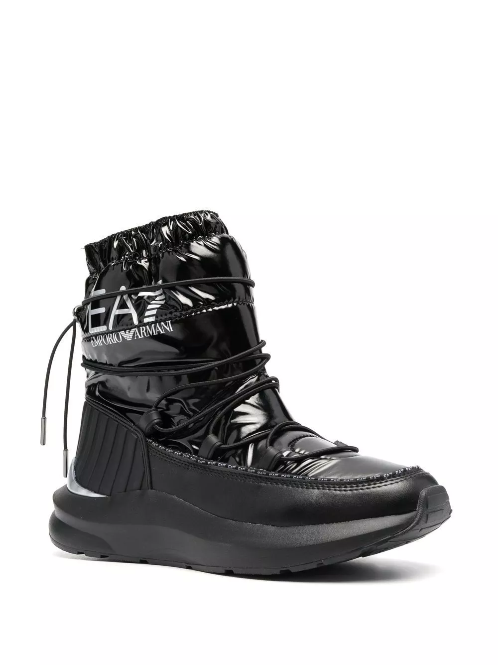 Cheap Ea7 Emporio Armani logo-print quilted snow boots Men 0203