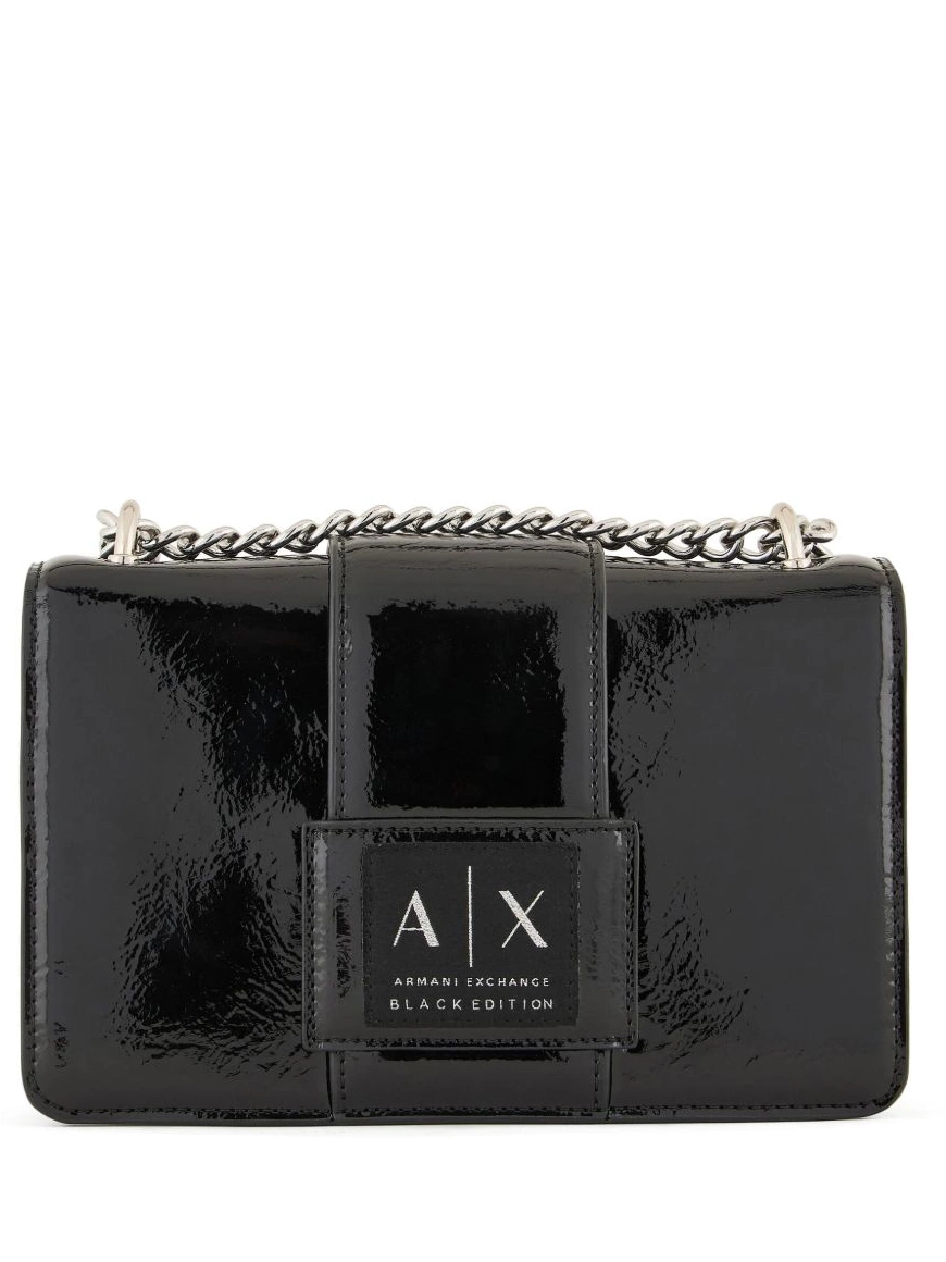 Affordable Women bag cross logo Exchange Armani plaque 0219