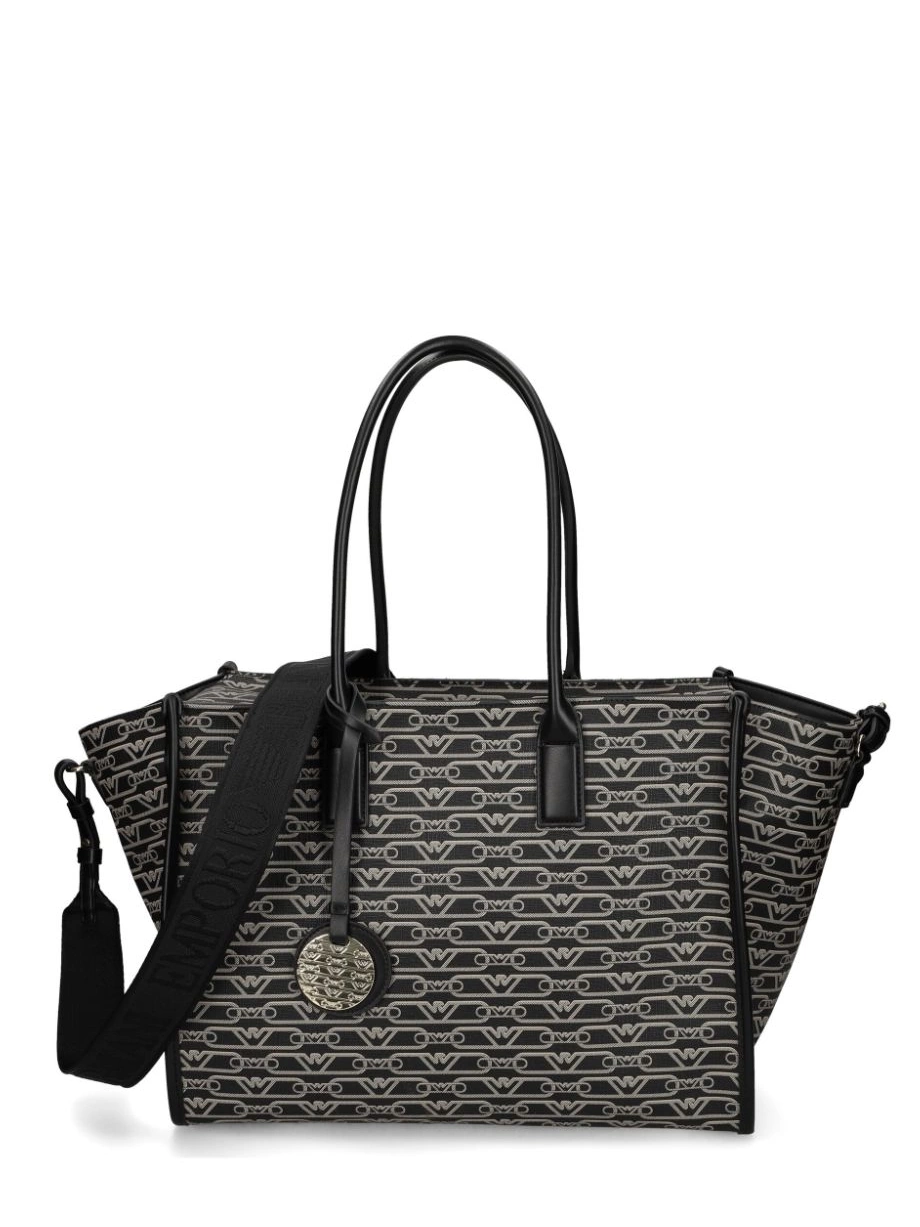 Affordable Emporio Women Jacquard-logo-motif bag tote Armani 0212