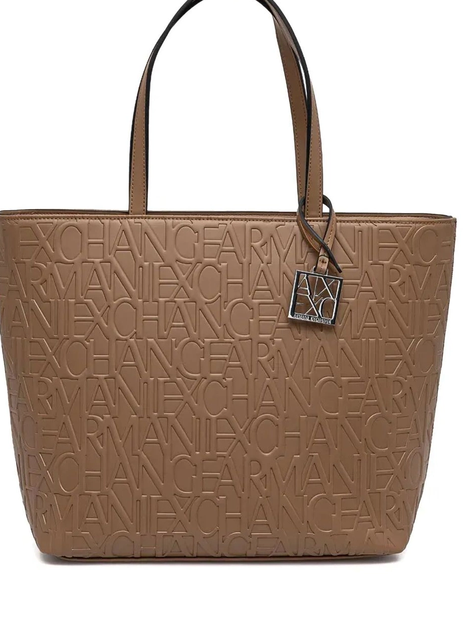 Affordable Women logo print bag tote Armani Exchange all-over 0219