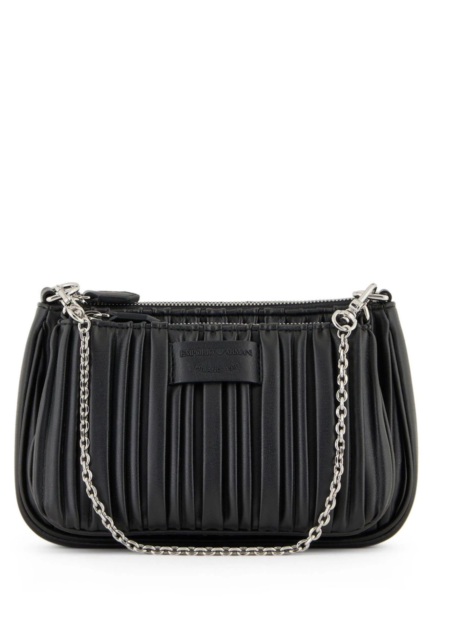 Affordable Women Armani mini double pleated ASV bag Emporio 0213