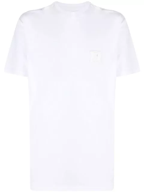 Affordable Armani Exchange logo-patch short-sleeve cotton T-shirt Men 0202