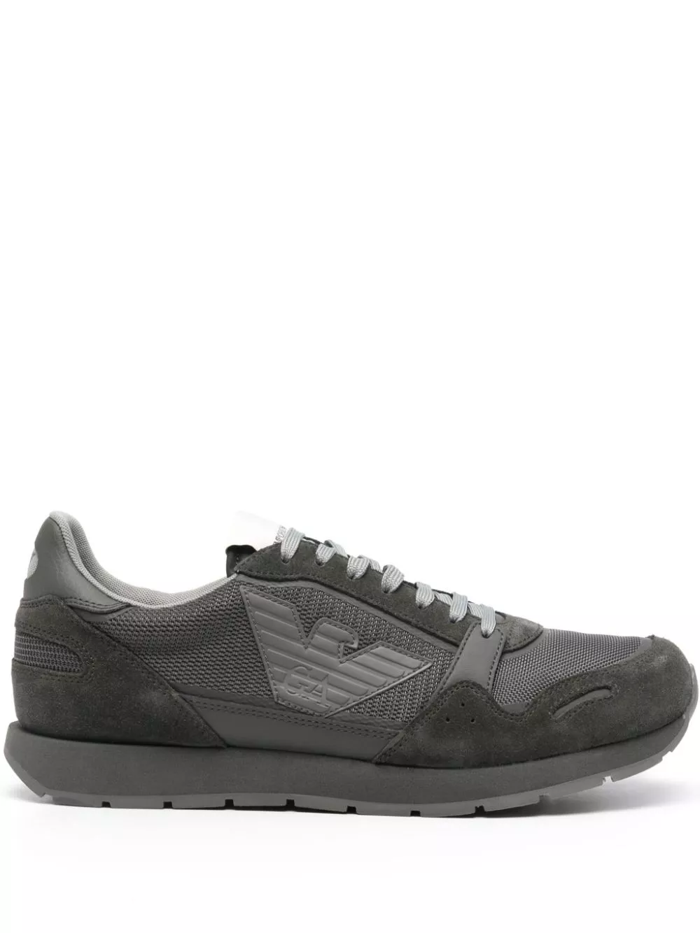 Affordable Emporio Armani logo-patch lace-up sneakers Men 0201