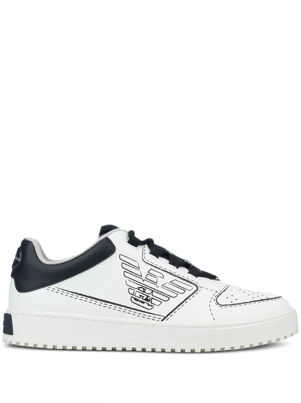 Cheap Emporio Armani logo trainers Men 0201