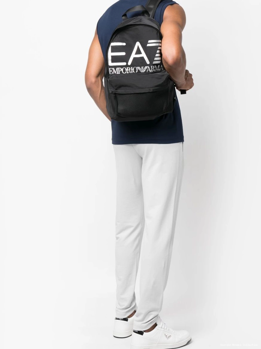 Affordable backpack Women Ea7 Emporio logo print Armani 0219