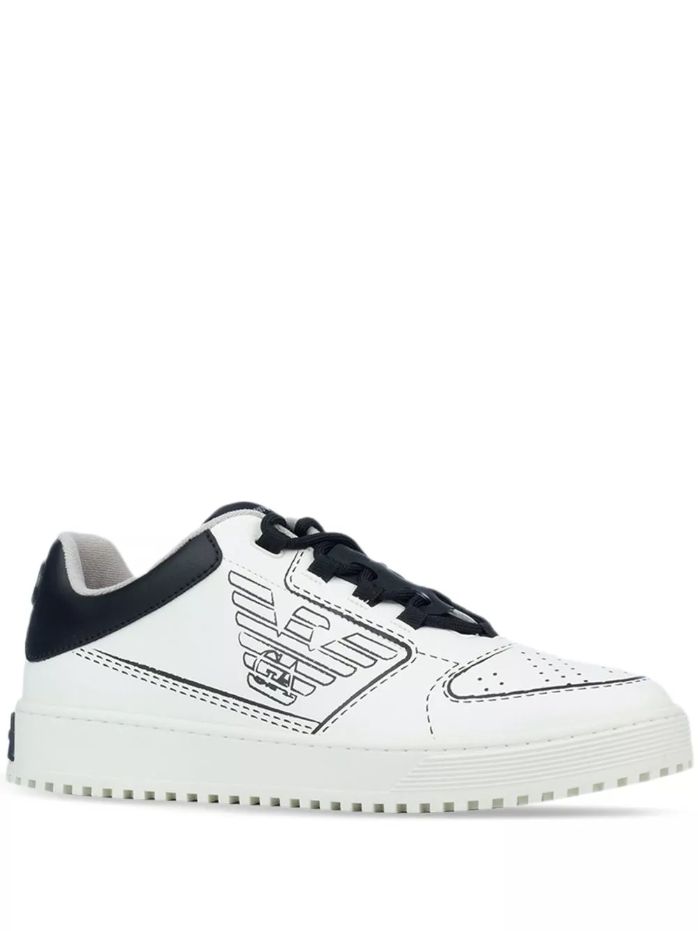 Cheap Emporio Armani logo trainers Men 0201