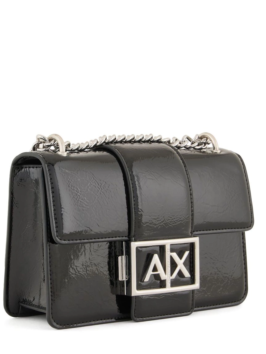 Affordable Women bag cross logo Exchange Armani plaque 0219