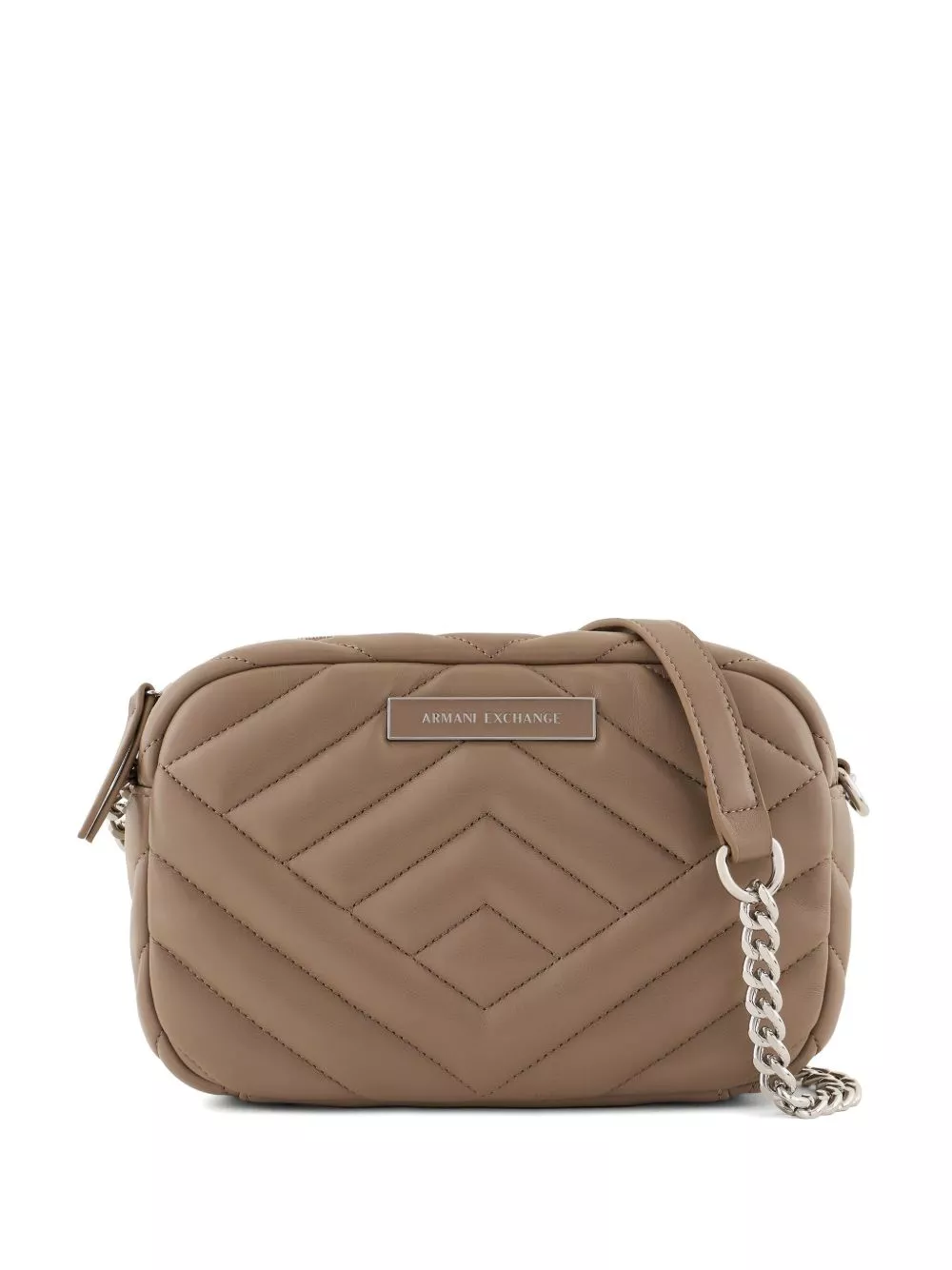 Cheap Armani Exchange quilted logo patch cross bag Women 0205