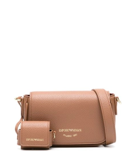 Affordable bag Emporio crossbody Armani logo-lettering pebbled Women 0220