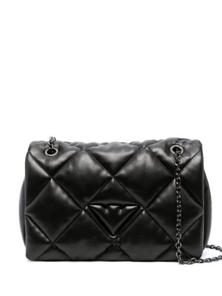 Cheap Women quilted logo-charm Emporio shoulder bag Armani 0223