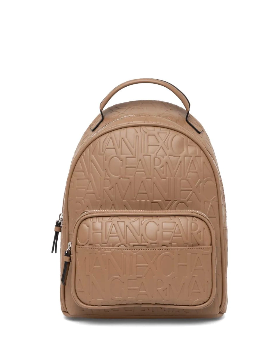 Affordable Armani logo-embossed Women backpack Exchange 0303