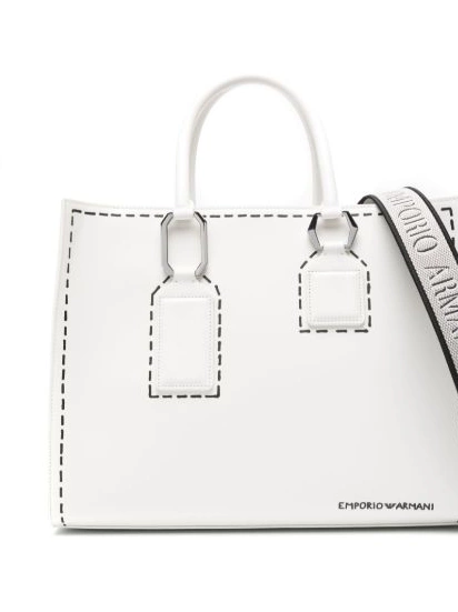 tote stitching-print trompe Women l'oeil Armani Emporio bag 0304